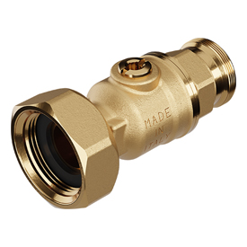 R252-2 Kugelabsperrhahn passend zum 6-Wege Zonenventil mit Feingewindeanschluss 18mm