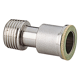 R173P Ausgleichstülle, verchromt, flachdichtend, für Wasserzähler